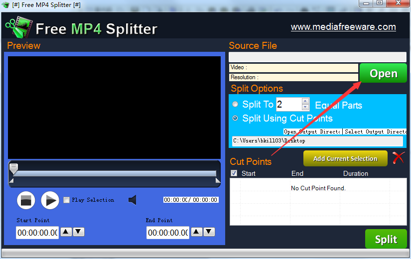 MP4ָ(Free Mp4 Splitter)